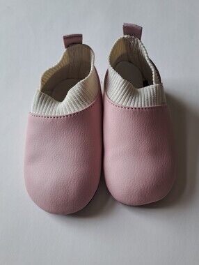 Stonz Pink Slip-On Baby Walker Shoes 18-24 M